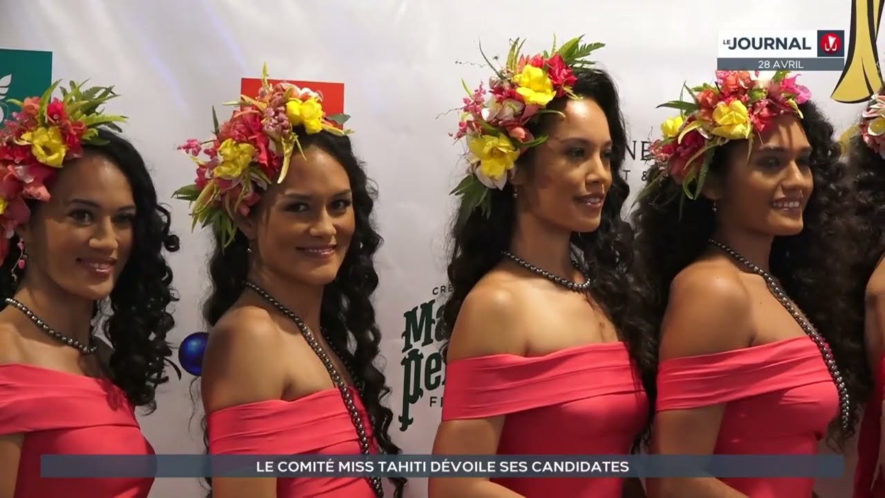 Les candidates à Miss Tahiti dévoilées