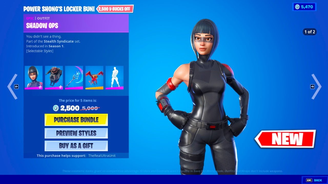 *NEW* Power Shong's Locker Bundle..! | Fortnite Item Shop