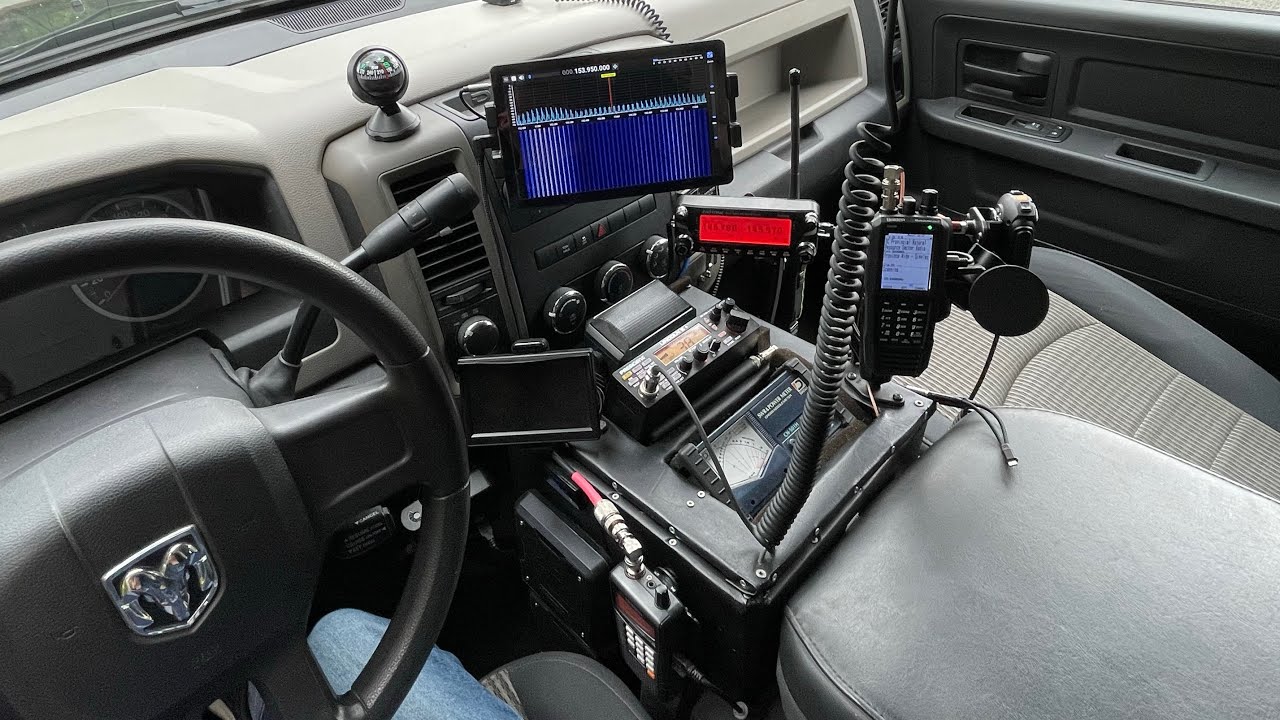 Ham Radio Mobile set up, update May 2025