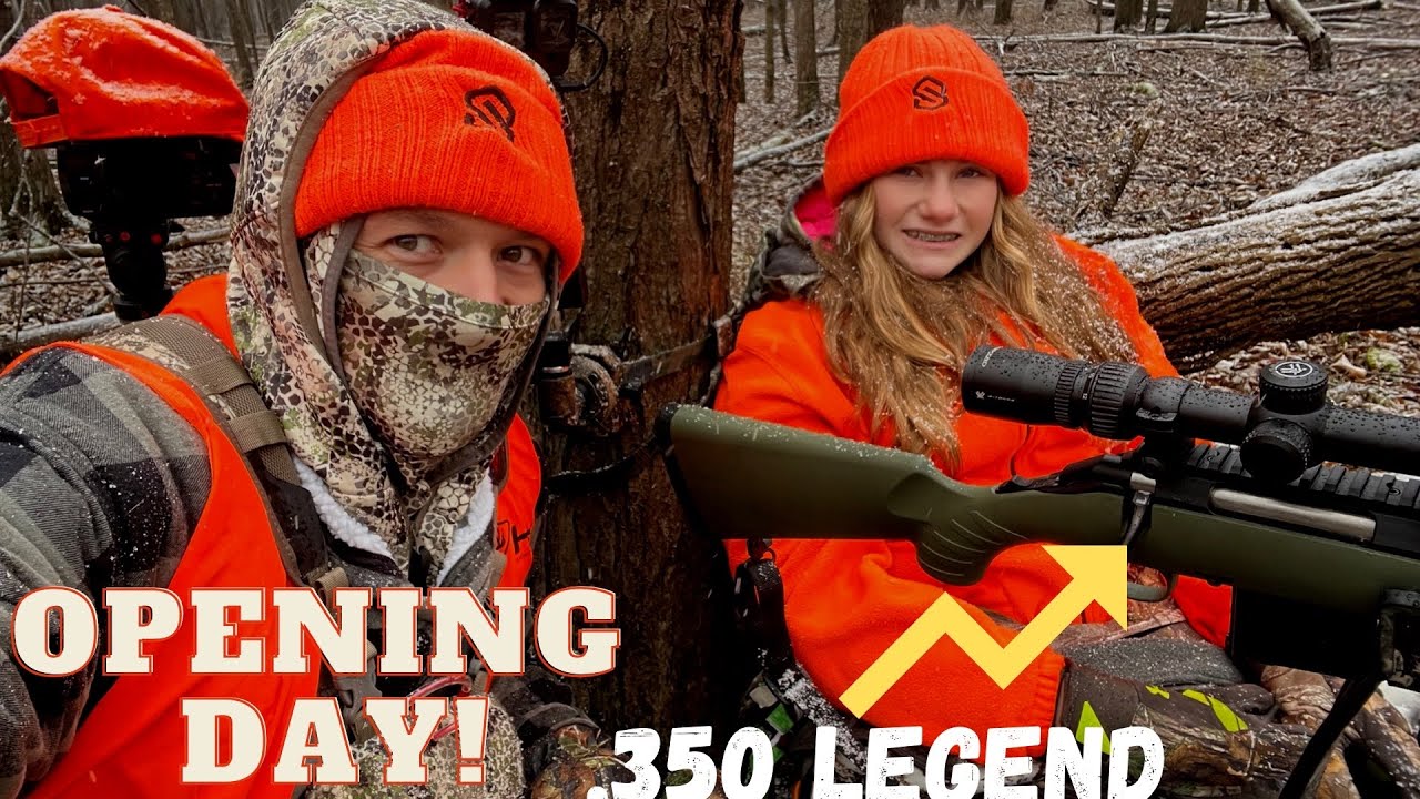 Michigan Firearm Season 2022- Opening Morning with .350 Legend on public!