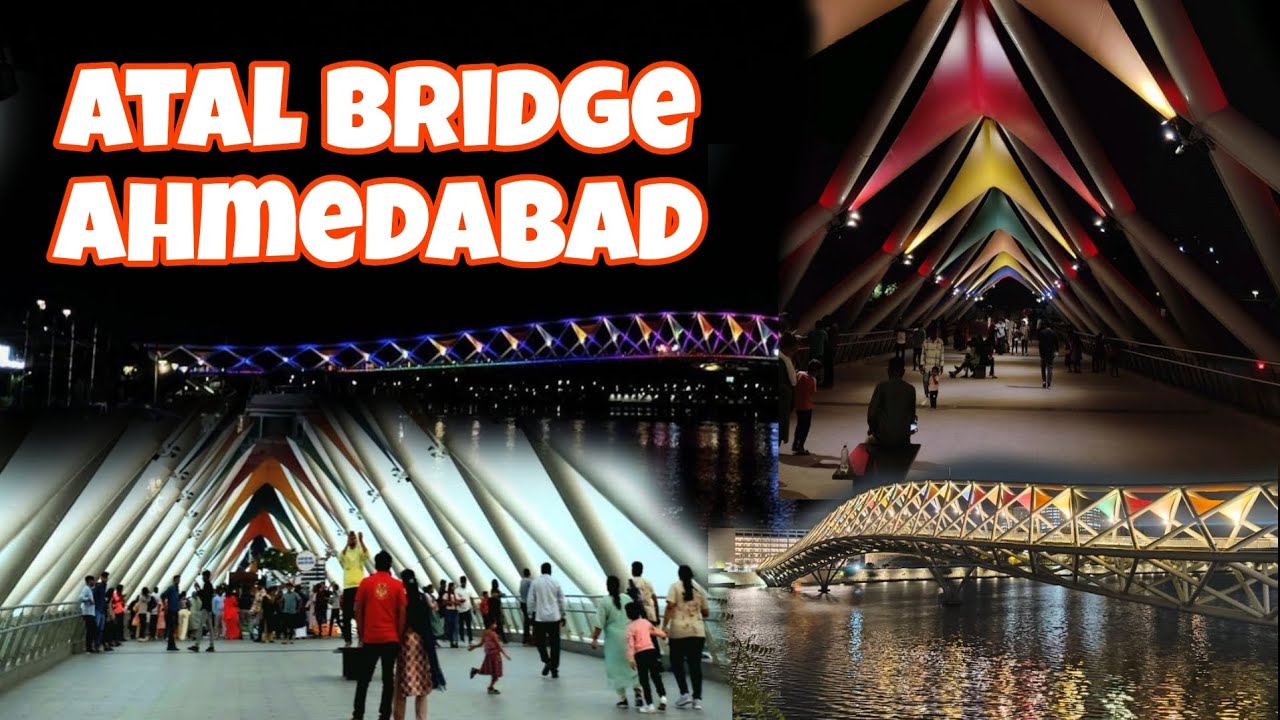 Atal bridge Ahmedabad vlogs | Ahmedabad Atal Bridge | Atal Bridge Lighting show