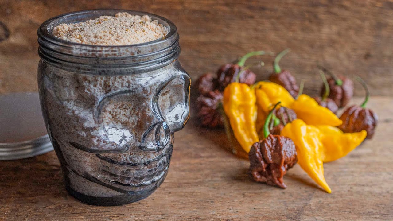 Inferno Pepper Salt for Carolina Reapers, Ghost Peppers and More