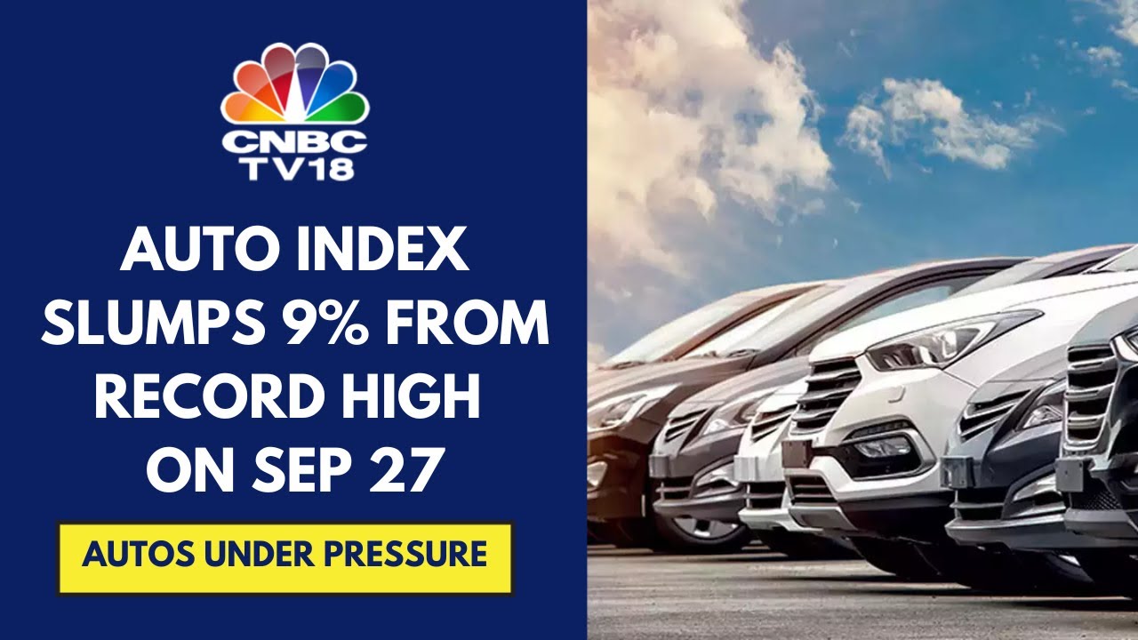 Auto Stocks Trade Lower In Today's Trade: What's Ailing The Sector? | CNBC TV18