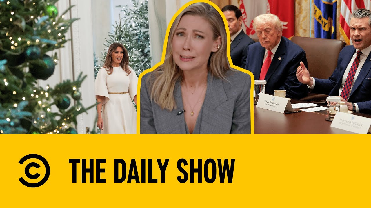 Melania Trump Unveils 2025 White House Christmas Decorations | The Daily Show