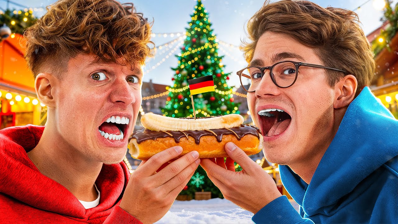 Wir testen VIRALES Essen auf dem Weihnachtsmarkt