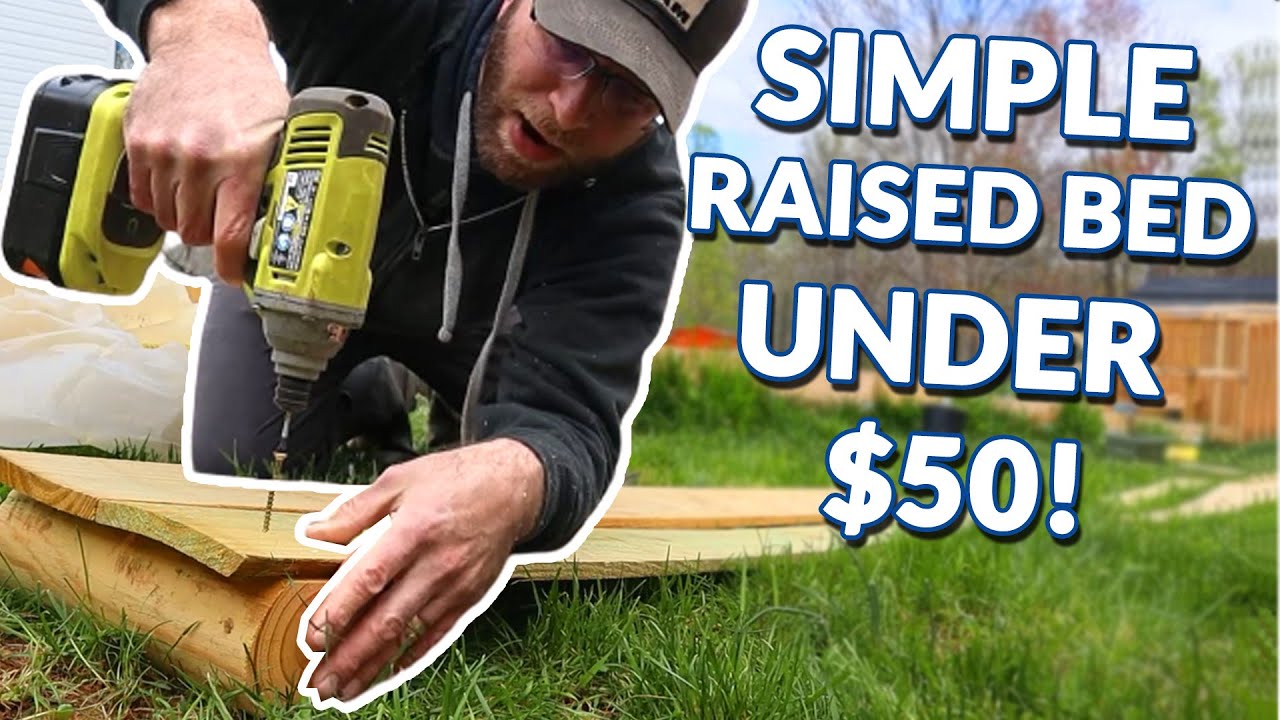 Raised Garden Bed Hack! Under $50!