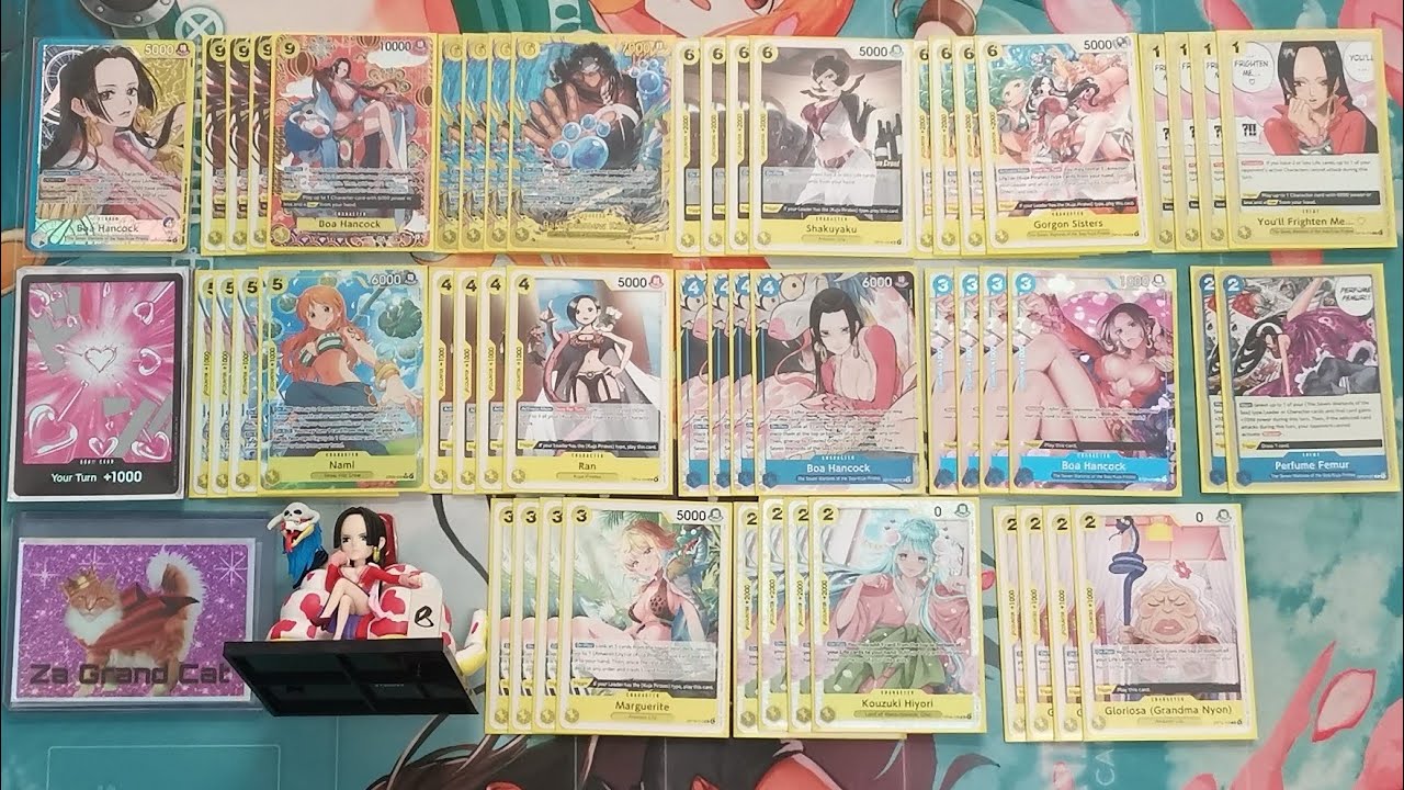 EB03 Be/Y Boa Hancock! Учебное пособие по составлению колоды One Piece TCG - Za Grand Cat Vs Big ...