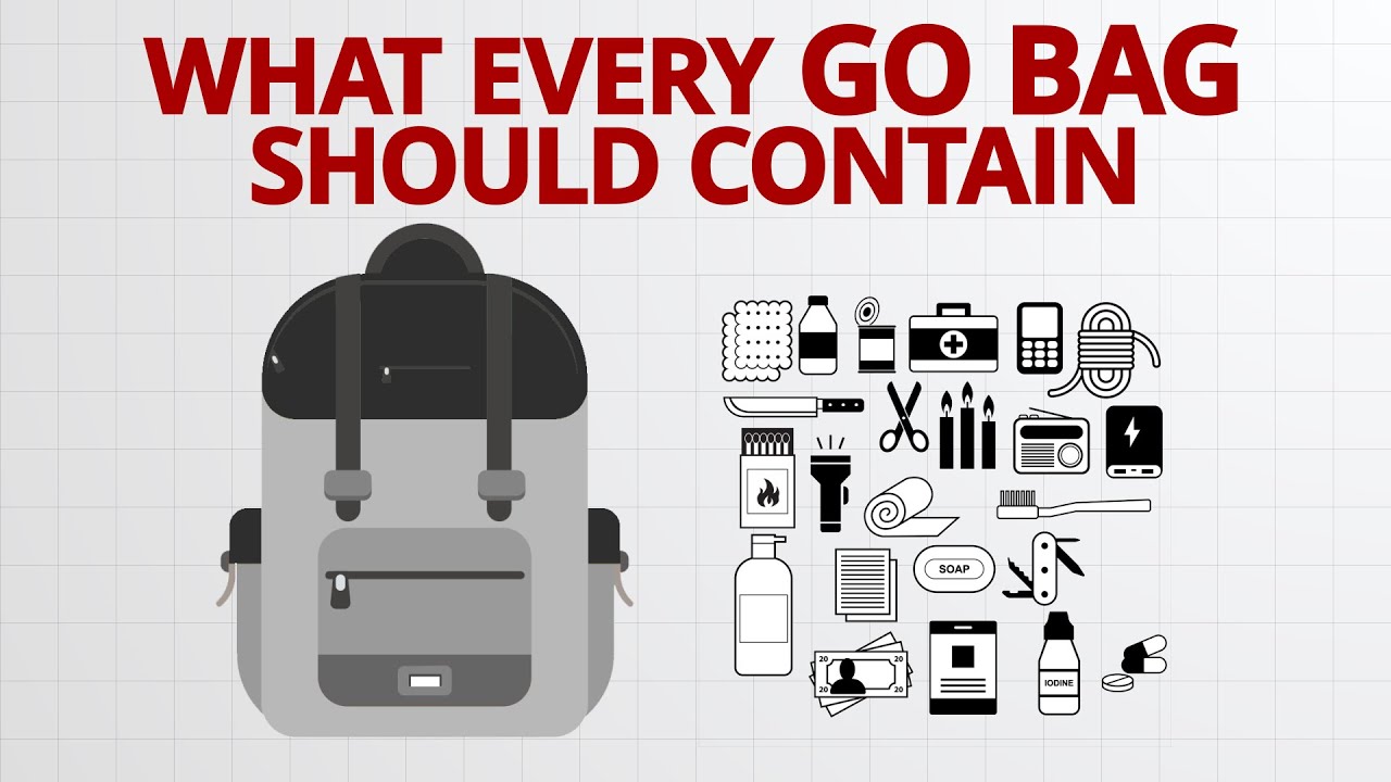 Know the complete Emergency Go Bag Checklist