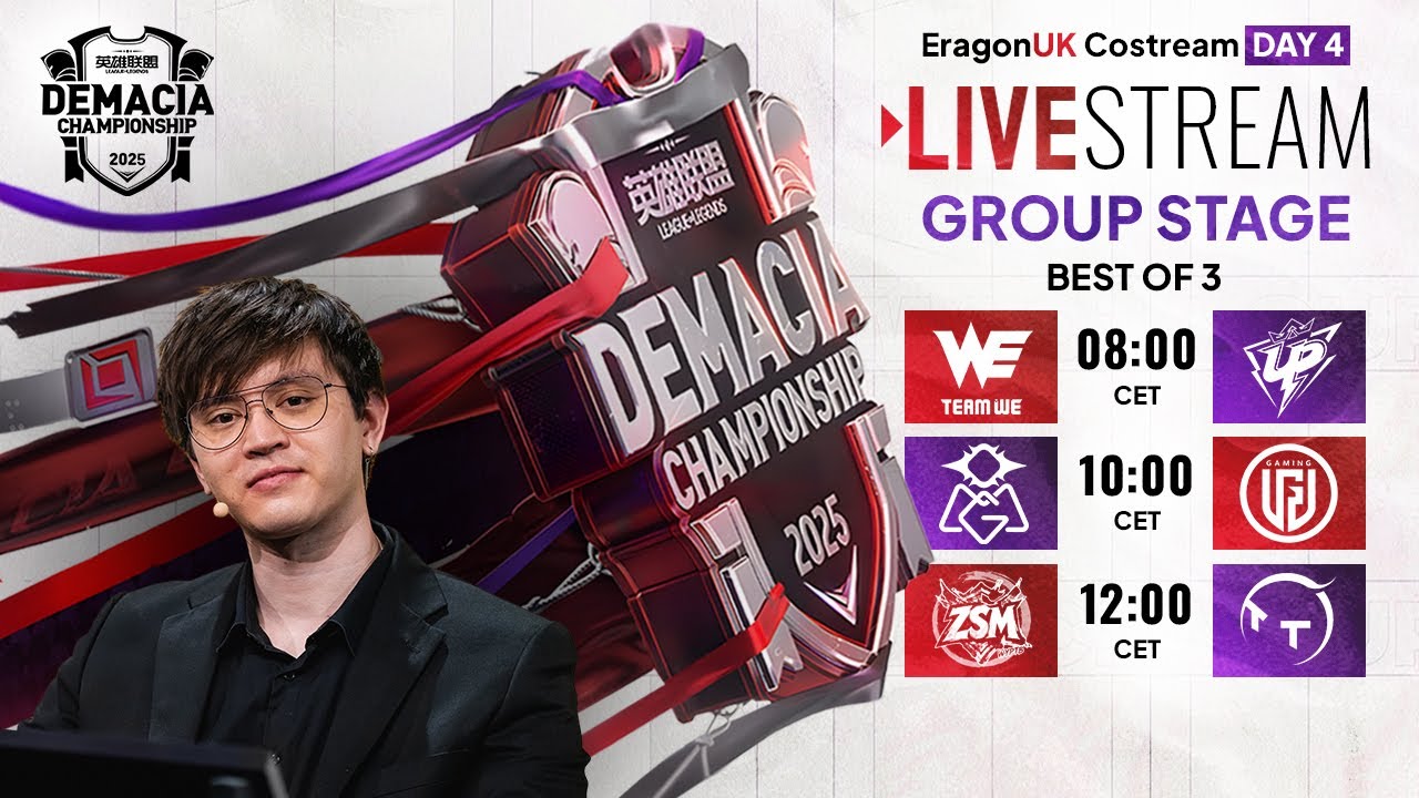 🔴 Demacia Cup 데마시아 컵 | Day 4 | WE vs UP | OMG vs LGD | ZSM vs TT 🔴