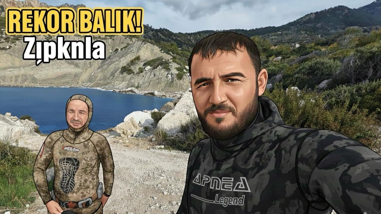 AKDENİZ KAŞ ZIPKINLA BALIK AVI!!