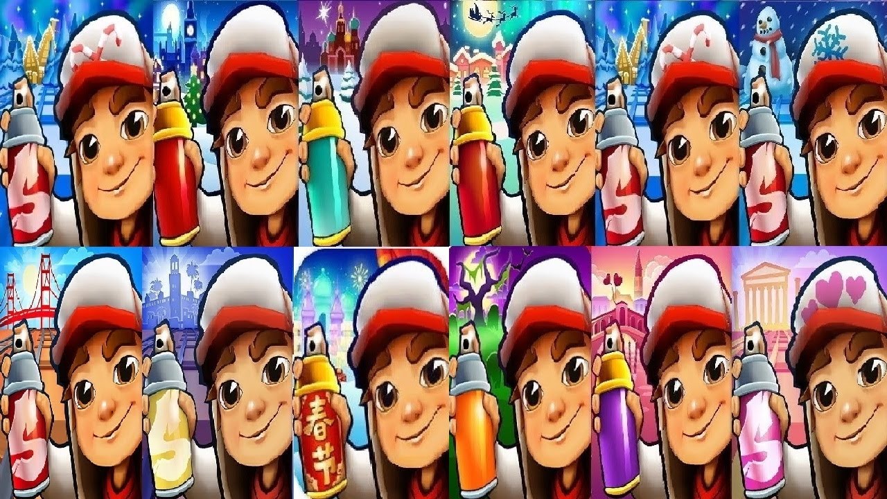 Subway Surfers Saint Petersburg Christmas London North Pole San Francisco Underwater  Atlanta SEOUL