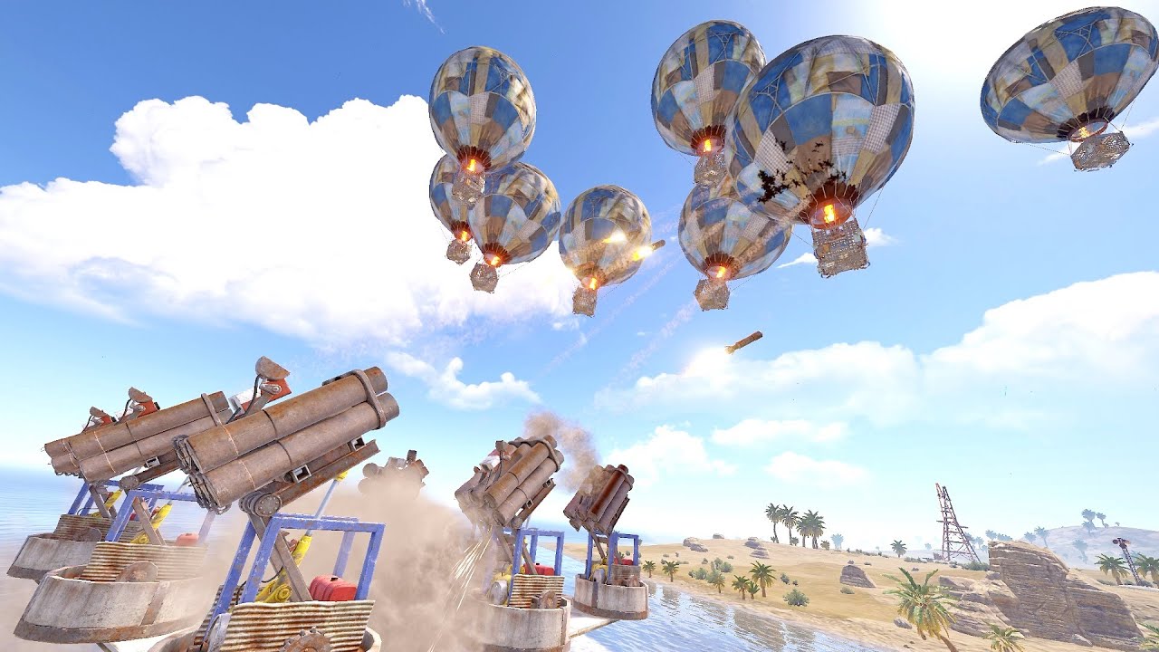 HOT AIR BALLOON ZERG vs. SAM SITE PROTECTION (WHO WINS??)