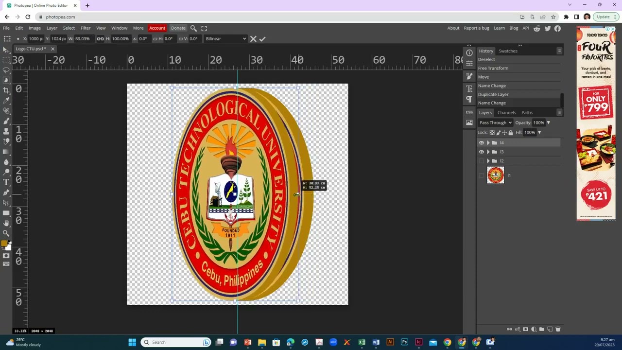 Logo Animation PhotoPea