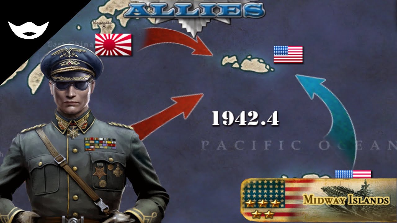 World Conqueror 2 - Allied Campaign - 5 Star - Mission 2: Midway Islands