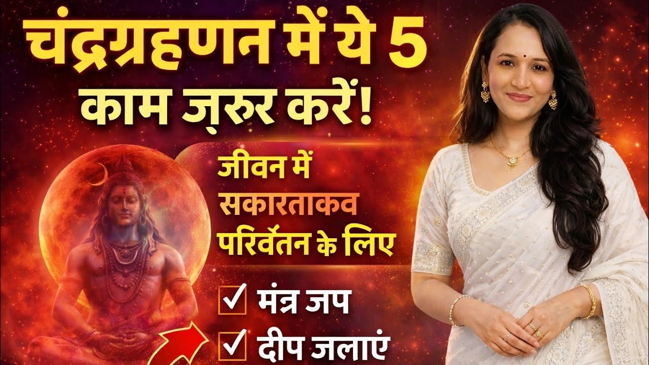 “चंद्रग्रहण में ये 5 काम ज़रूर करें!”।