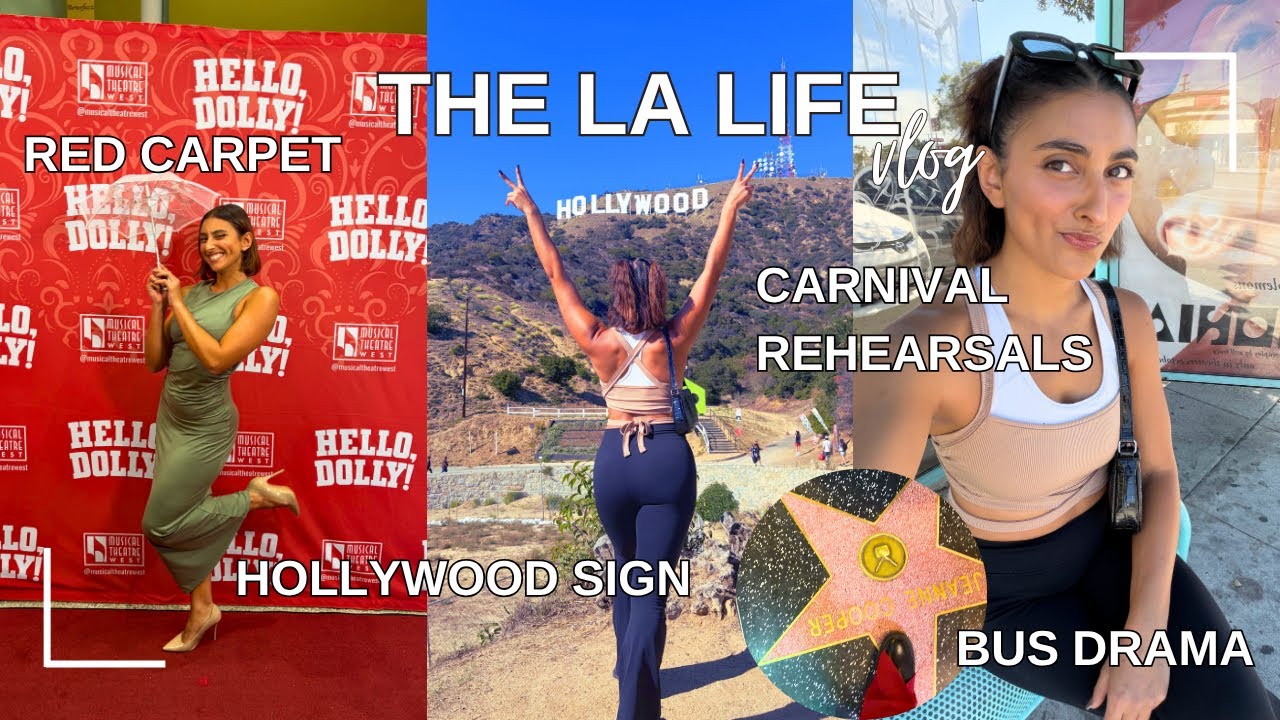 Dancer's life in LA | Red carpet, Hollywood sign, Carnival rehearsals