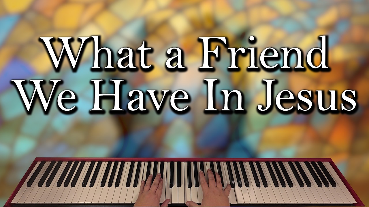 What a Friend We Have in Jesus | with Lyrics | Key of F & G