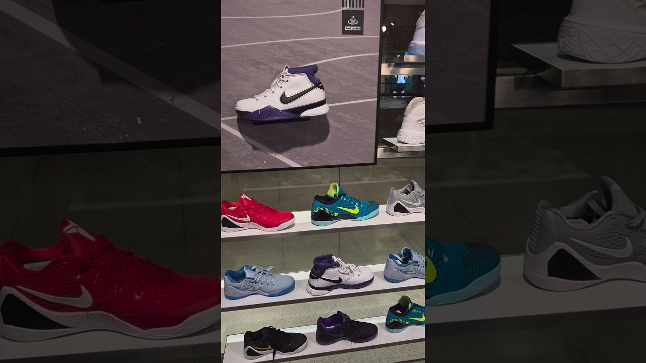 Kobe Shoes Sitting?! 👀 Available Now at Foot Locker Glorietta! #nike #kobe #kobebryant #footlocker