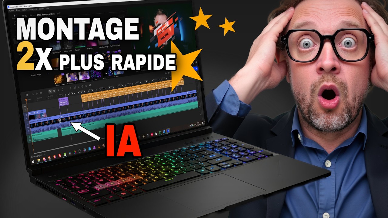 L'IA boost vos montages vidéos 🎬!  Plus rapide + simple et + puissant ⚡