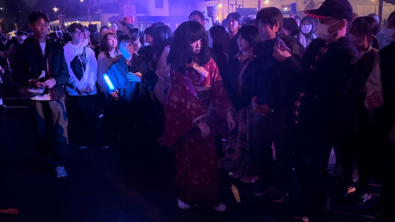 【USJホラー・ナイト2023】20時45分インパで、大人気の呪いの日本人形を果たして見る事ができるのか？呪いの日本人形が登場！③ 2023/10