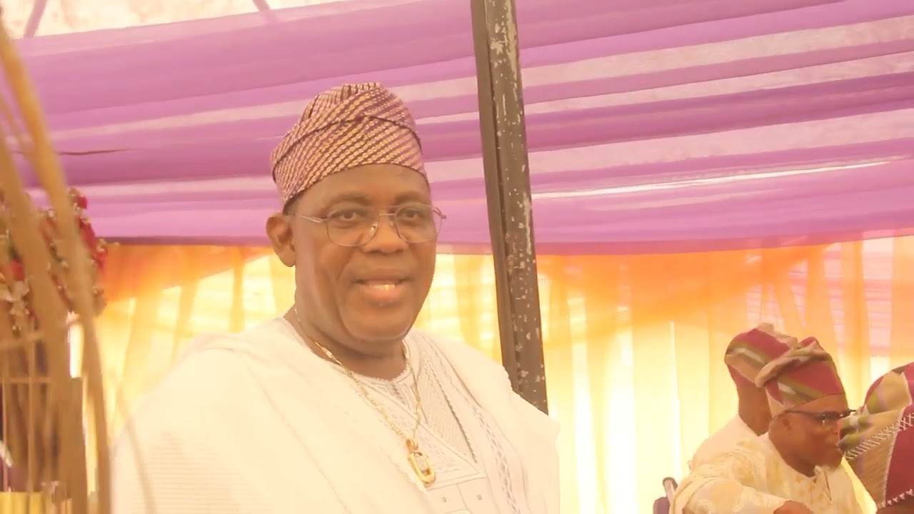 Turbaning celebration of Alhaji Oluwafemi Animasaun