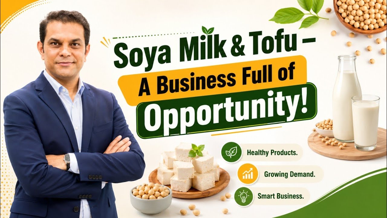 How Profitable Is the Soya Milk & Tofu,  soya paneer Business in 2026. #healthyeating #healthyfood