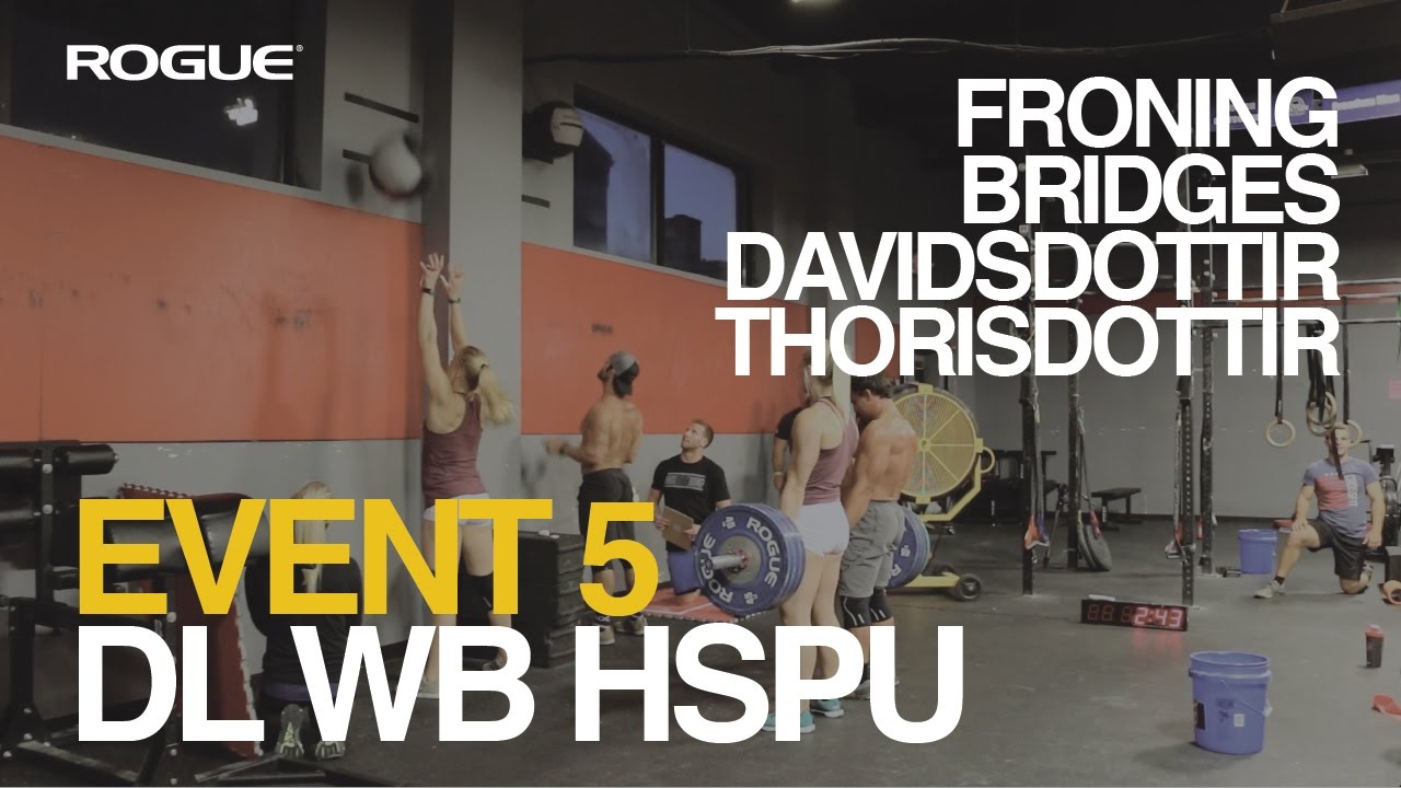 Event 5 - Rogue Team Black - Froning, Bridges, Davidsdottir, Thorisdottir