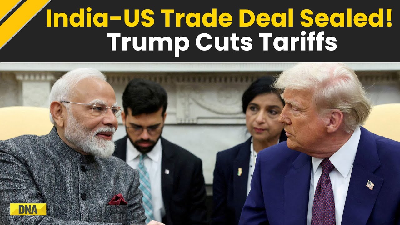 Trump Tariffs On India Reduced To 18% From 25%, Big Win For India | India US Trade Deal | Trump News