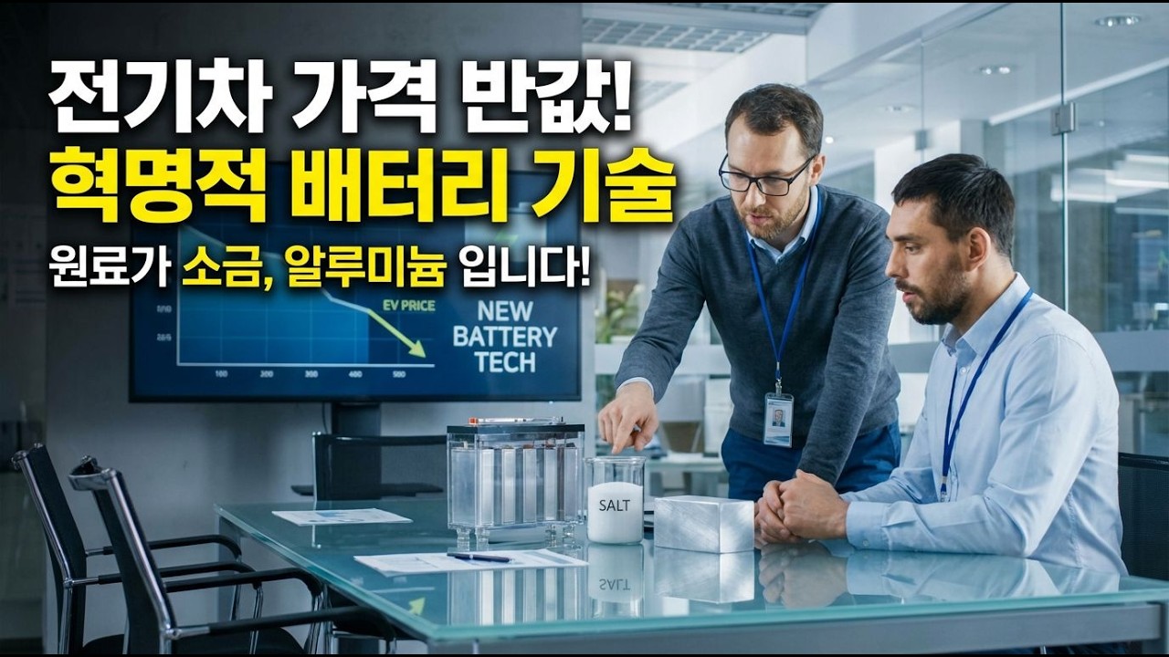 리튬은 희귀하고 비쌉니다, 소금 알루미늄 반값 배터리 개발 중입니다