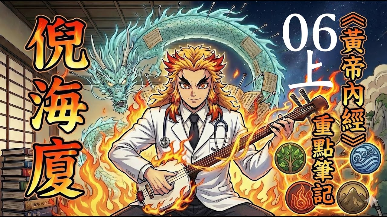 【萬病源於寒】發燒、臉紅到咳嗽，都是有跡可循的健康警訊，從《黃帝內經》看「寒氣」與「情緒」的蝴蝶效應—倪海廈大師：《黃帝內經》重點筆記06（上）—BDA文化品牌大師030課