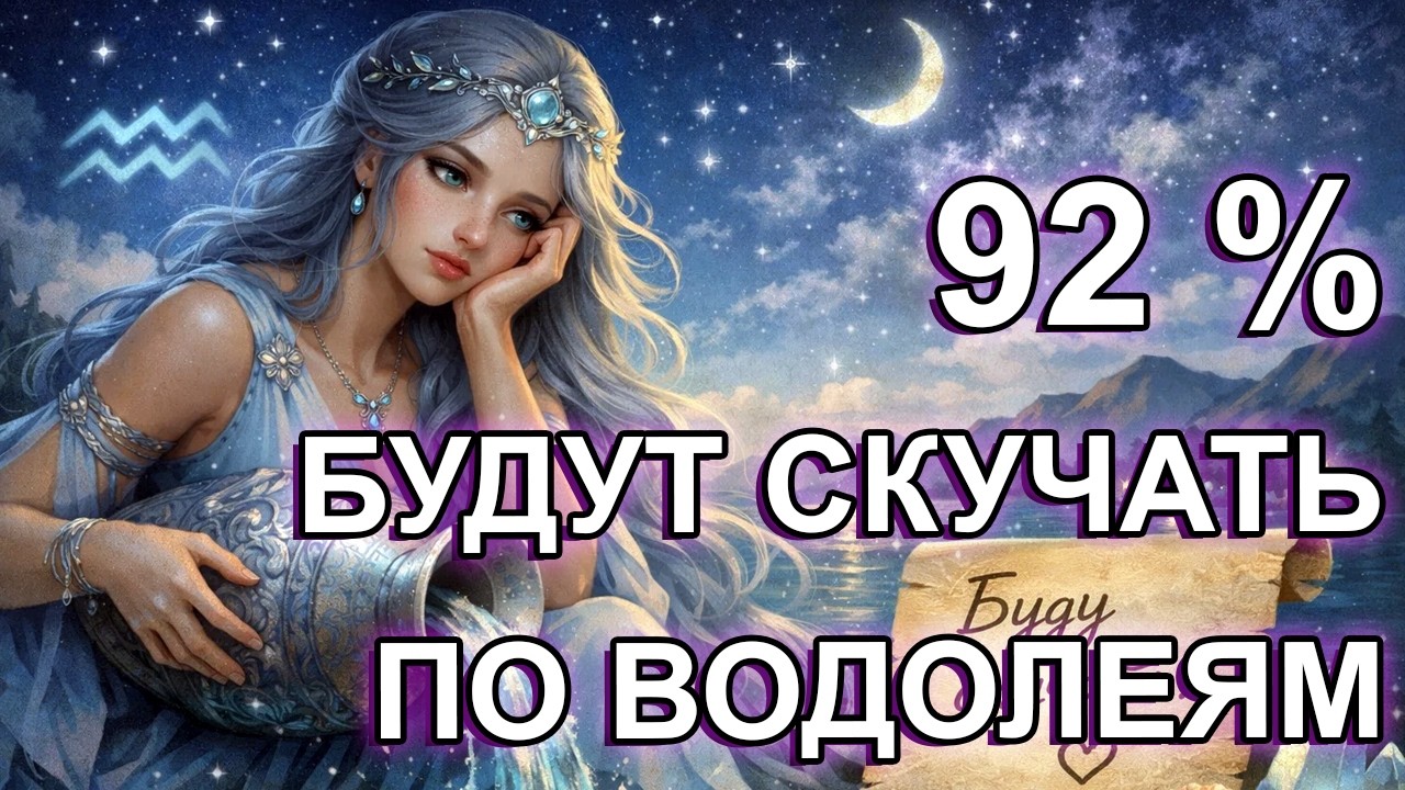 Почему БУДУТ СКУЧАТЬ по ВОДОЛЕЮ.