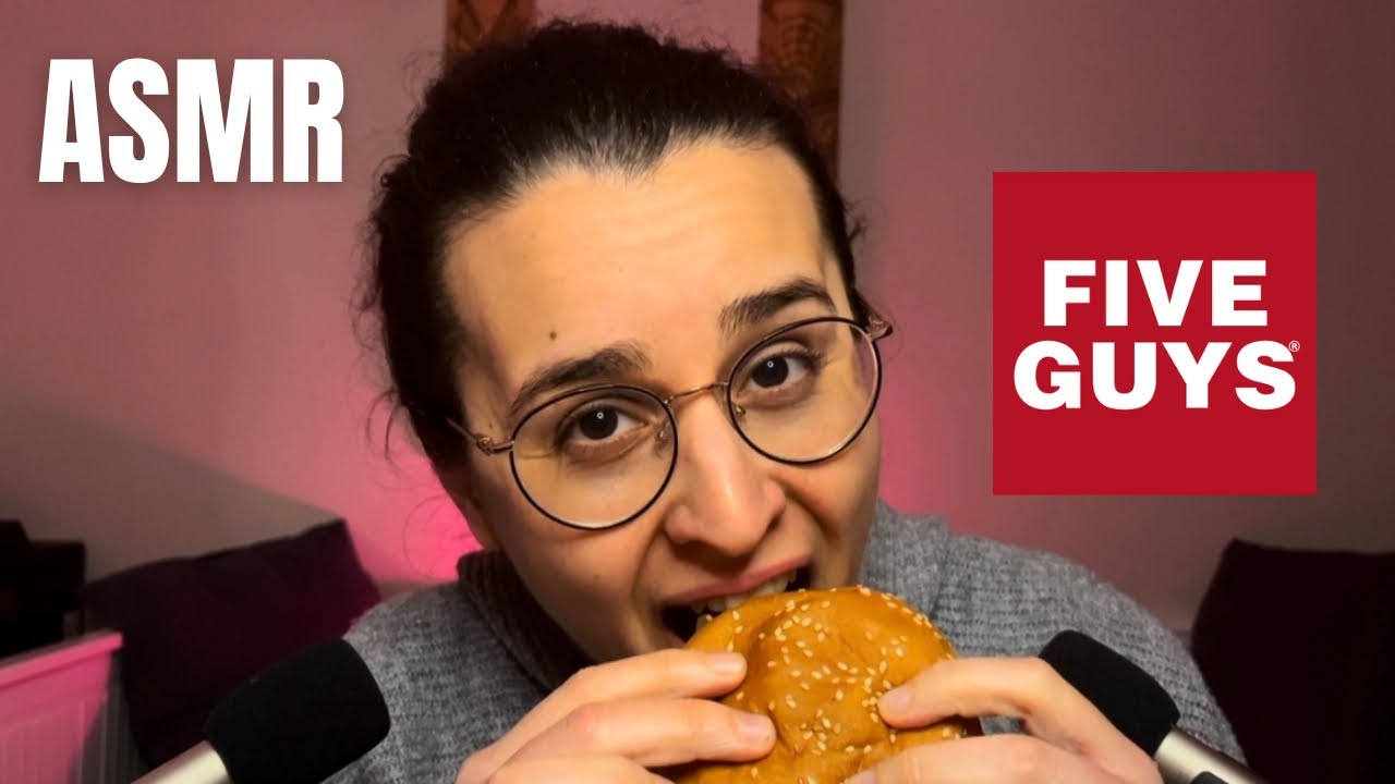 ASMR FR | MUKBANG FIVE GUYS 🍔