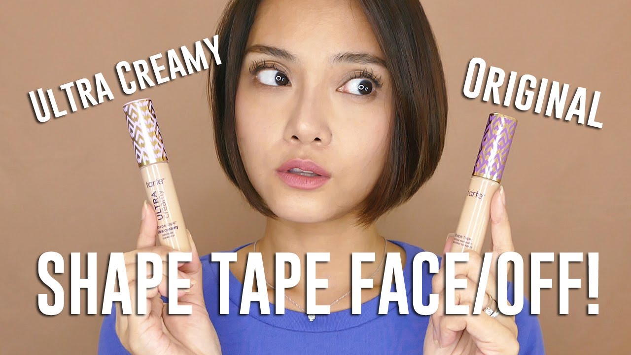 Shape Tape Ultra Creamy vs Original: High-Coverage Concealer Face/off!