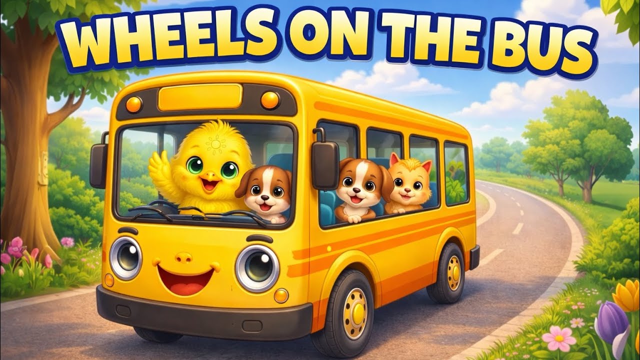 Wheels on the Bus | Kids Song | Garden of Joy