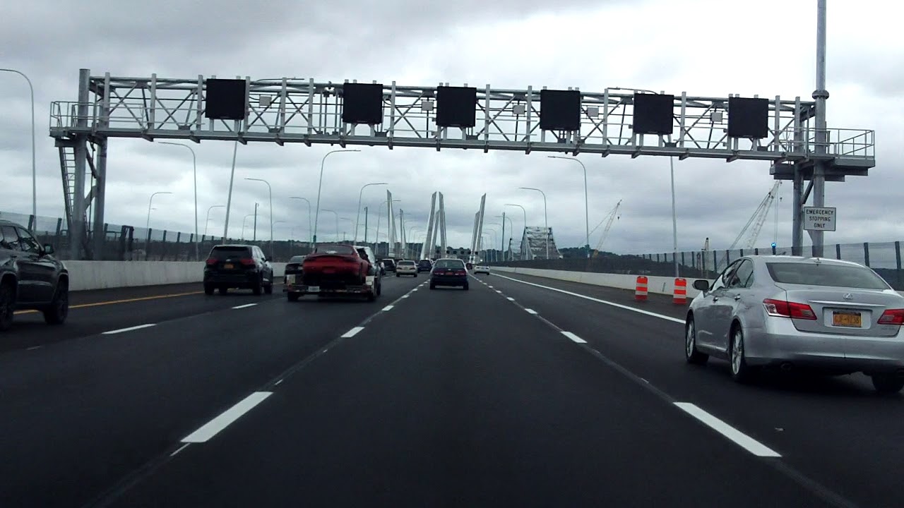 Gov. Mario M. Cuomo (New Tappan Zee) Bridge south/eastbound [Late 2018 Construction Update]