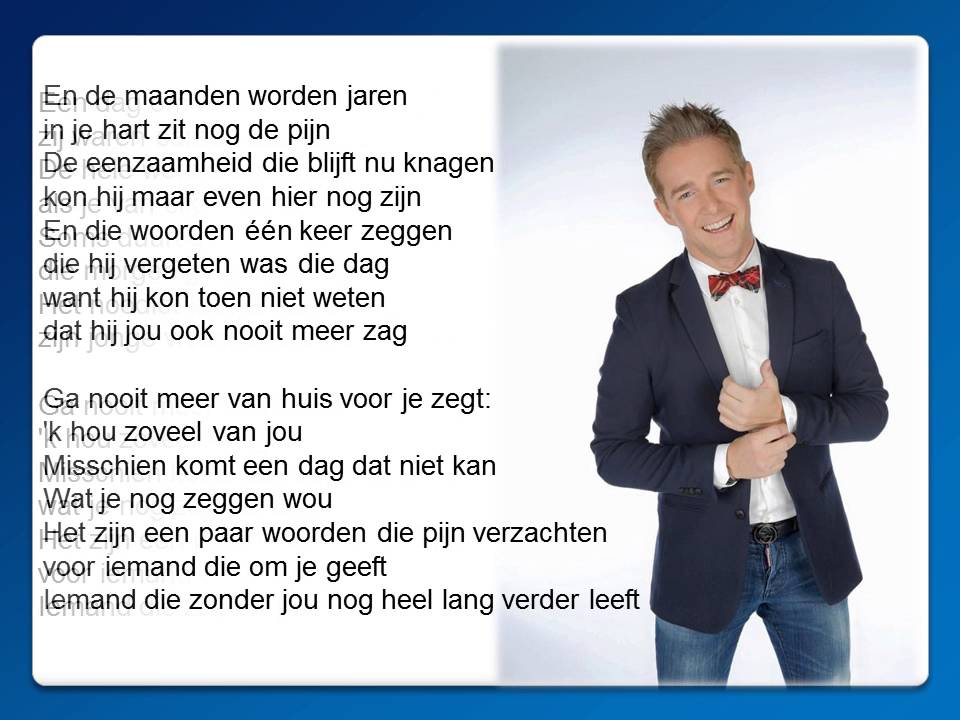 Christoff ga nooit meer van huis