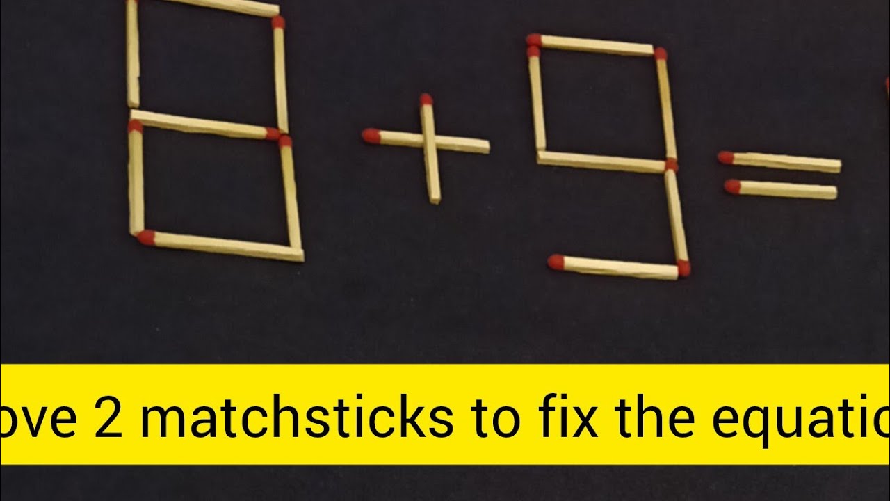 can you fix these equations?#IQtest#matchstickpuzzles#braingame#livemathgame