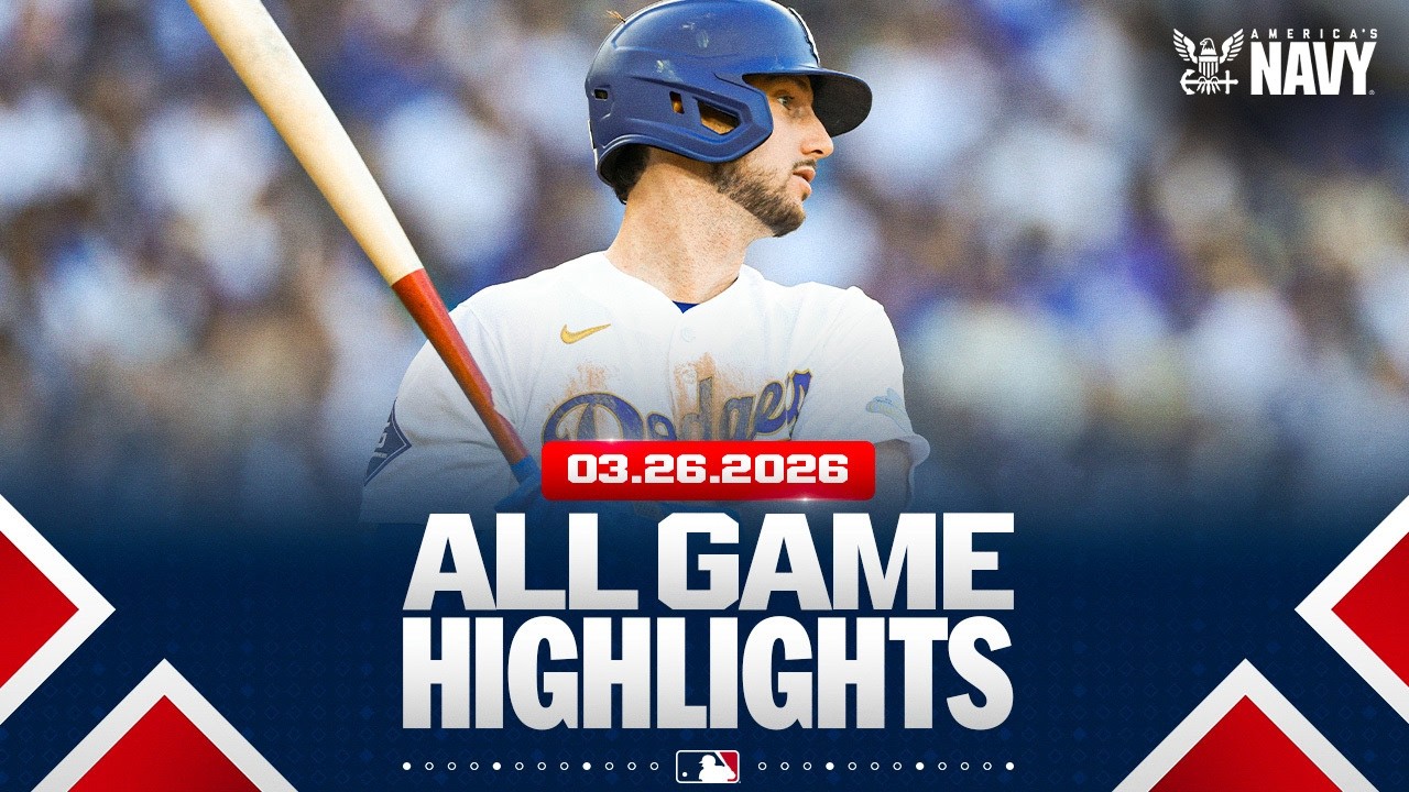 Highlights from ALL GAMES on Opening Day! (Dodgers win opener, HUGE day for MLB debuts, and MORE!)