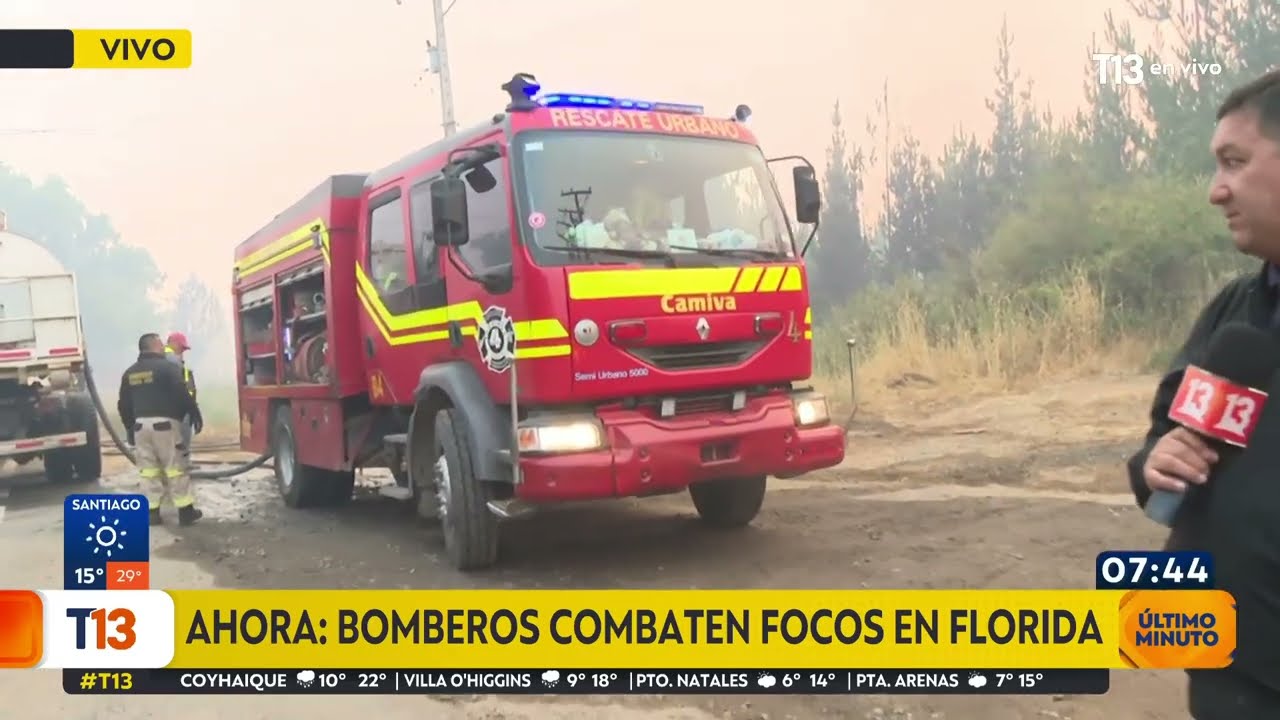 Fuego en Florida lleva más de 12 horas activo