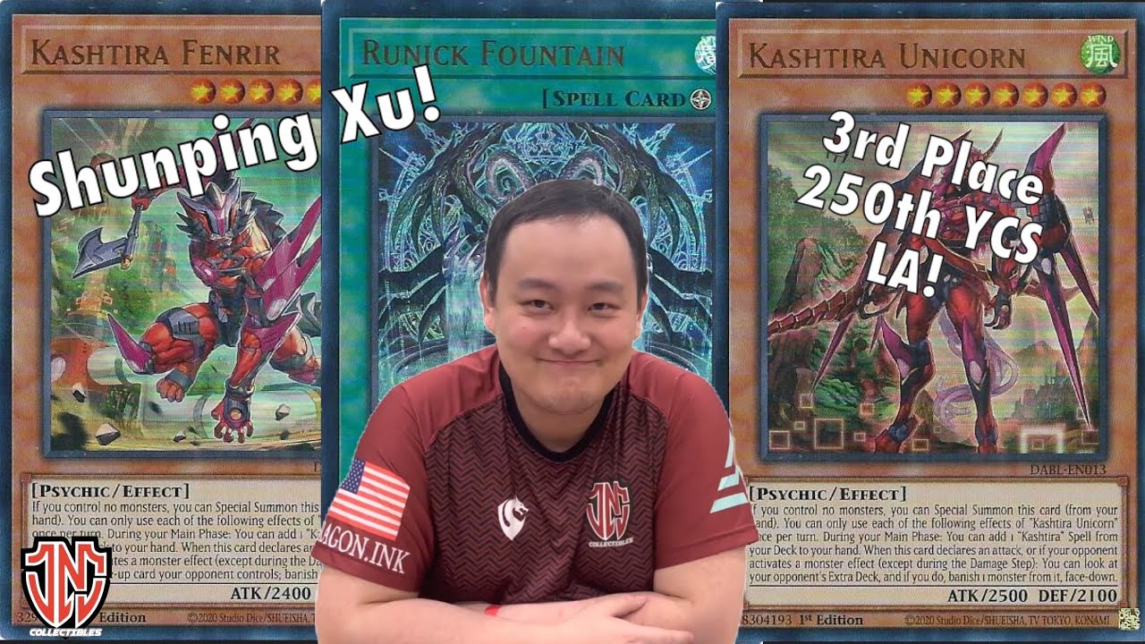 3rd Place YCS 250 LA Kashtira Runick Deck Profile! ft. Shunping