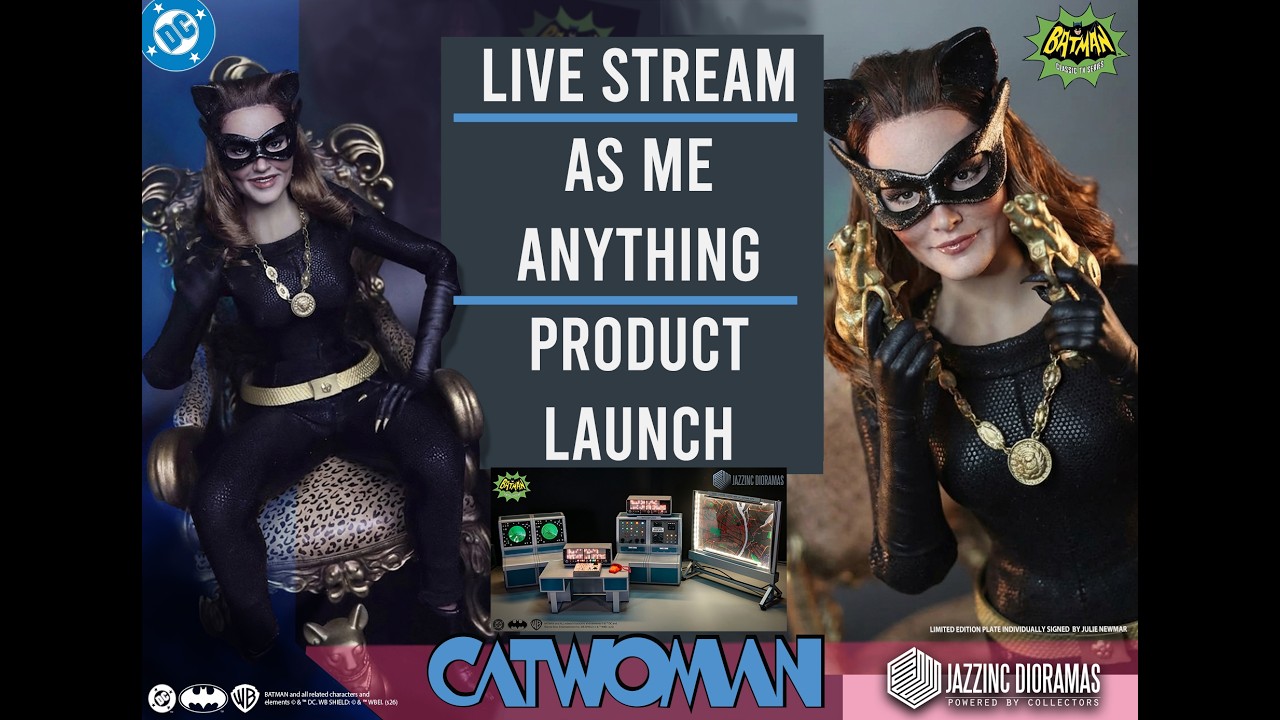 Launch of 1966 Catwoman and BatCave preorders