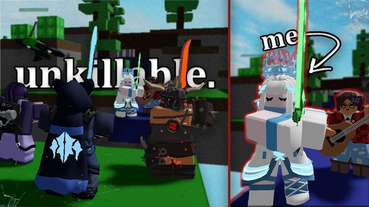 I Became a TANK in ROBLOX BEDWARS