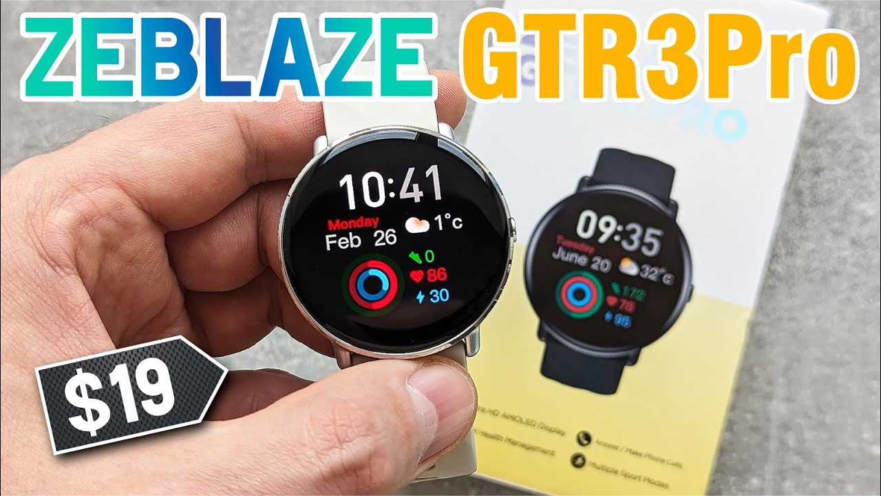 Якісний та стильний | Zeblaze GTR 3 Pro - Amoled 1.43