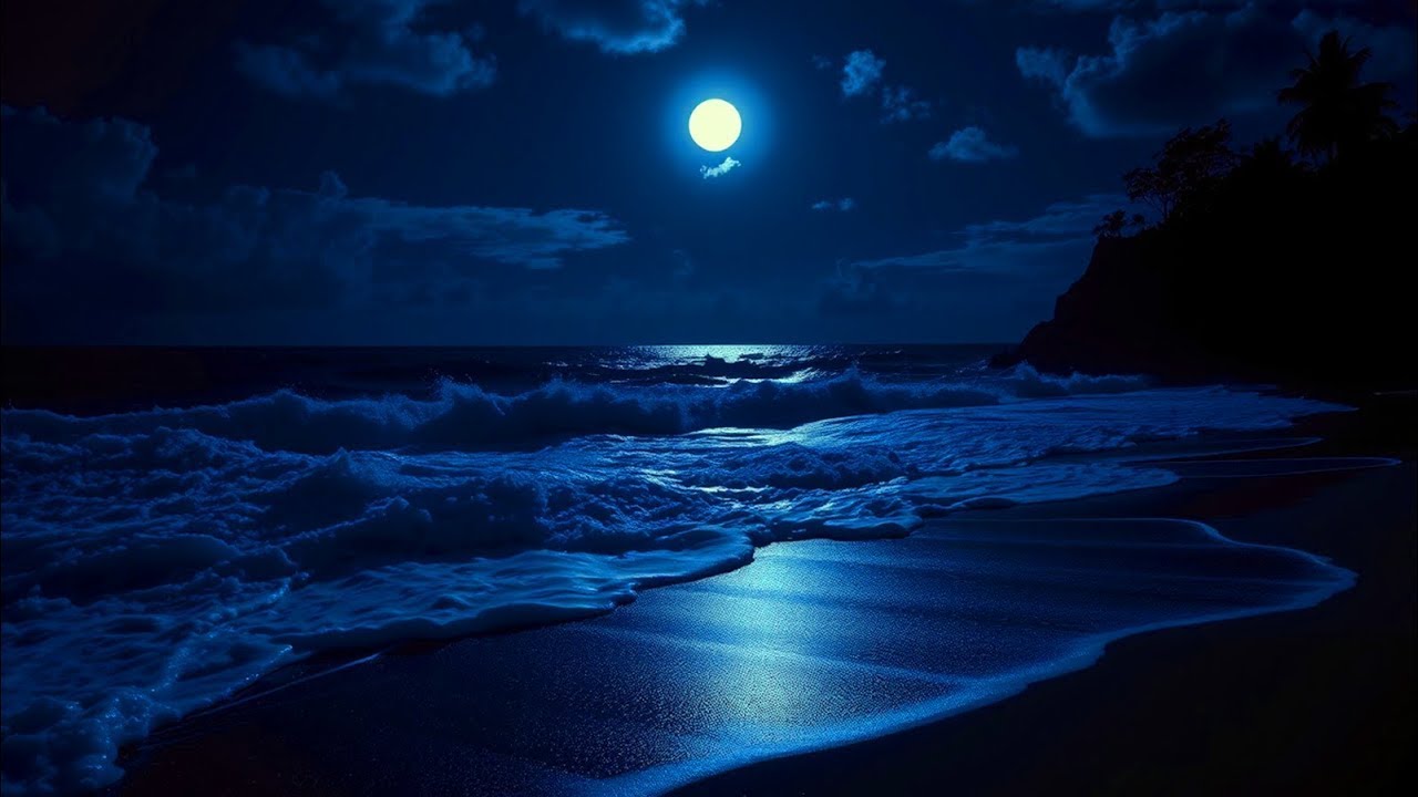 FALL ASLEEP FAST • Relaxing Sleep Music with Soft Ocean Breeze Sounds