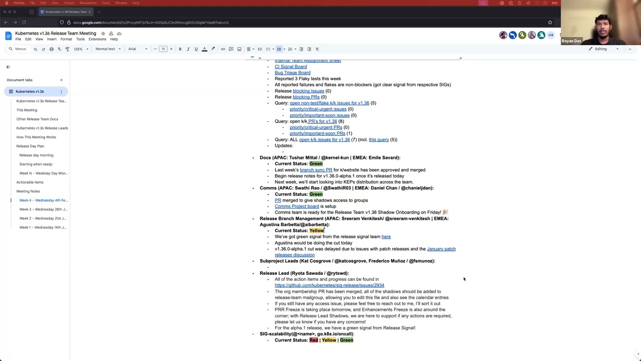 Kubernetes SIG Release for 2026-02-04