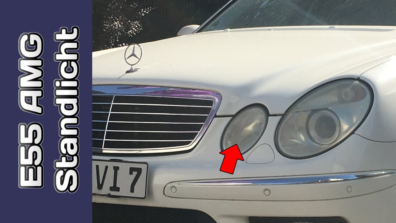 DEFEKTE STANDLICHT LAMPE BEI MERCEDES-BENZ E55 AMG W211 ERSETZEN