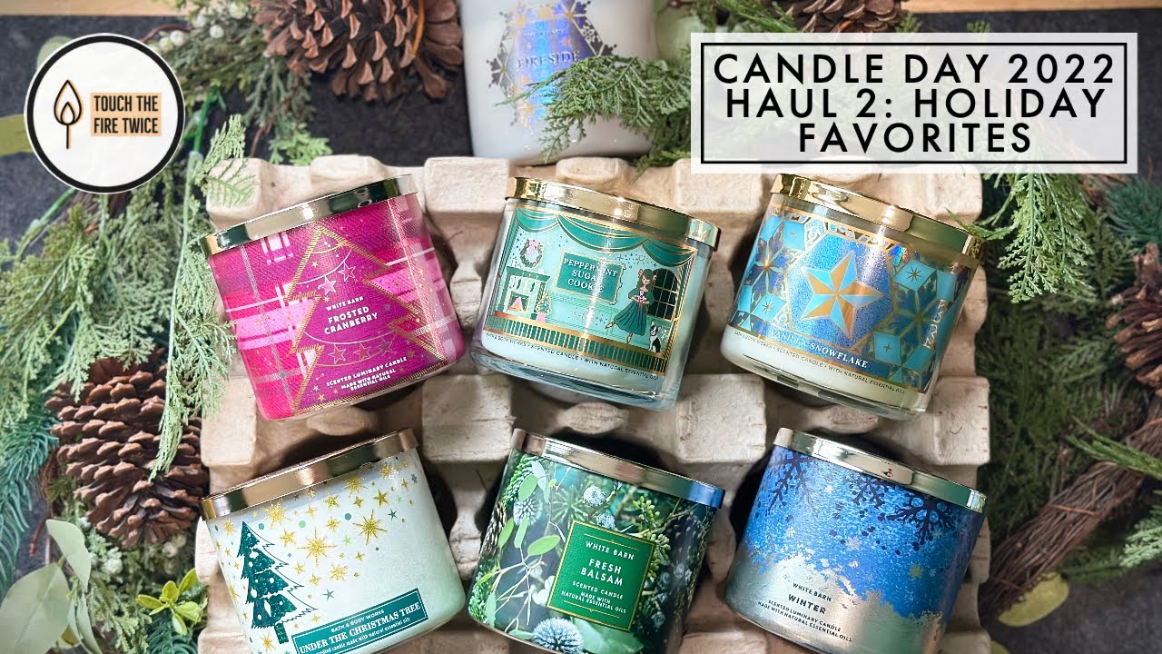 Candle Day Haul & Review - Part 2: Holiday Favorites | Bath & Body Works | TouchTheFireTwice