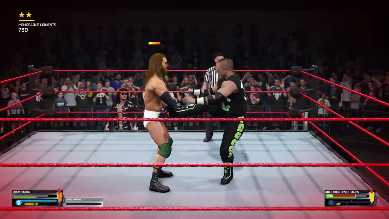 Highlight: WWE 2k25  TNA Retro - James Storm Vs Road Dogg