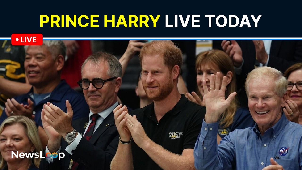 🔴 LIVE | Prince Harry Attends Invictus Games Countdown Event In Birmingham Live Today