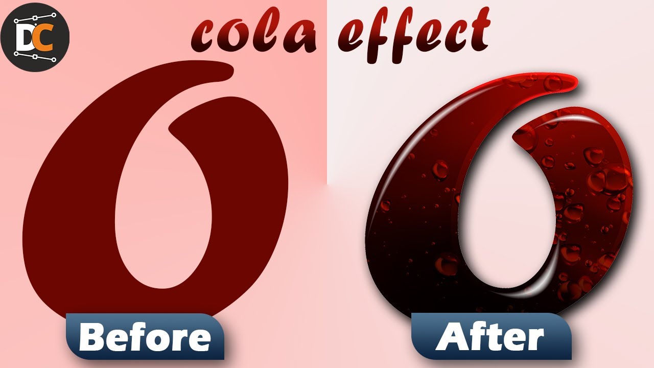 Coca Cola Effect In Coreldraw | Corel Draw Tutorials | Glossy Effect In Coreldraw | Draw With Corel